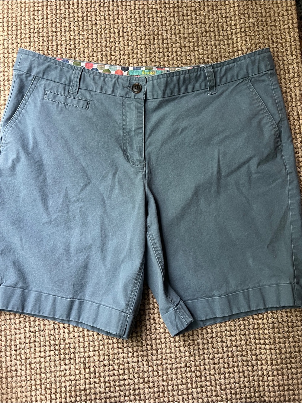 Boden Slate Blue Bermuda Shorts